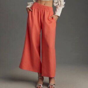 Anthropologie Somerset Linen Pull On Pants 1X (Plus Size)